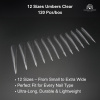 Full Cover Gel Tips 120pcs – Clear Nail Extensions | Stiletto Nail Tips Close View Extension Kit | اطراف اظافر
Full Cover Gel Tips 120pcs – Clear Nail Extensions | Stiletto Dual Nail Forms Detailed View | اظافر صناعية