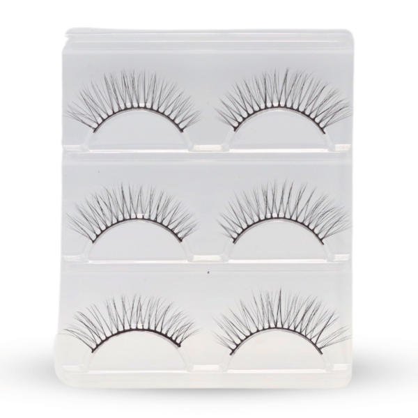 Global Fashion false eyelashes wispy mink cat eye fox eye رموش صناعية طبيعية