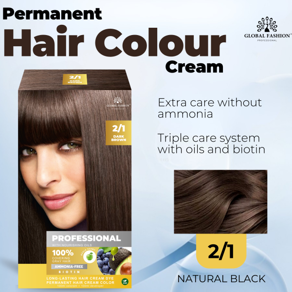 Hair color cream preview vibrant shade grey coverage صبغة شعر