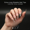 Full Cover Gel Tips 120pcs – Clear Nail Extensions | Stiletto Nail Tips Close View Extension Kit | اطراف اظافر
Full Cover Gel Tips 120pcs – Clear Nail Extensions | Stiletto Dual Nail Forms Detailed View | اظافر صناعية