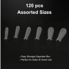 Dual Nail Forms 120pcs – Clear Poly Gel Forms | Square Nail Tips Close View Extension Kit | اطراف اظافر
Dual Nail Forms 120pcs – Clear Poly Gel Forms | Square Dual Nail Forms Detailed View | اظافر صناعية
