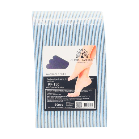 Foot File Replacement Pads 50pcs – Adhesive Refills | PF-150 Foot File Pads Close View Callus Removal | مبرد القدم
Foot File Replacement Pads 50pcs – Adhesive Refills | PF-150 Pedicure Pads Detailed View Smooth Feet | ورق برد القدم