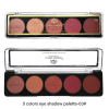 Global Fashion eyeshadow palette close up high pigment texture ظلال عيون لقطة مقربة
