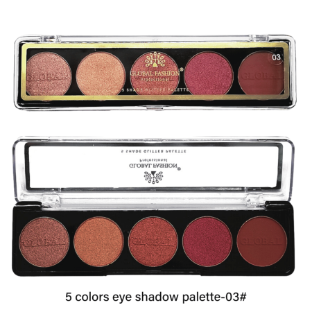 Global Fashion eyeshadow palette close up high pigment texture ظلال عيون لقطة مقربة
