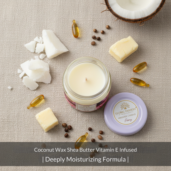 Global Fashion 30 ml Massage Candle – 21 Aromatherapy Scents