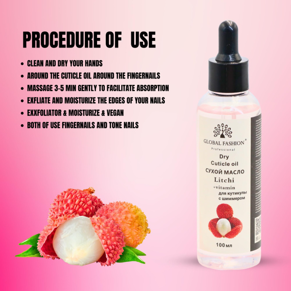 Global Fashion Professional Cuticle Oil – Natural Nail & Skin Care Blend