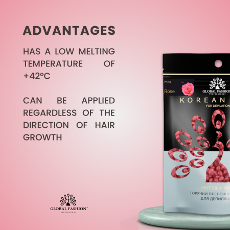Aloe Korean hard wax for sensitive skin depilation 100g