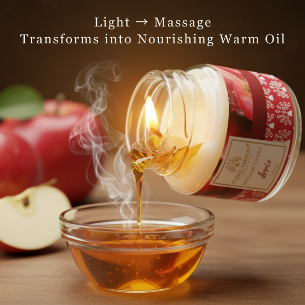 Global Fashion 30 ml Massage Candle – 21 Aromatherapy Scents
