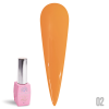 Global Fashion Neon Color Rubber Base for Gel Nails, 8ml | 02