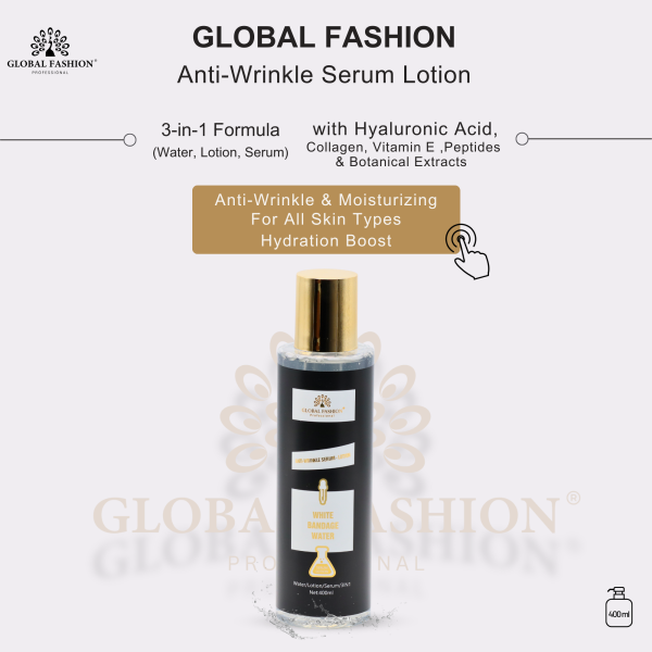 Korean White Bandage Water Hyaluronic Collagen Serum 400ml Korean Anti Aging Serum Bottle 400ml - Hydrating Collagen Hyaluronic Acid Skincare | سيروم للوجه