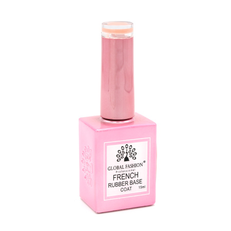 French Rubber Base Coat 15ml – Global Fashion | Professional Nail Gel Base
فرنش روبر بيس كوت 15 مل – جلوبال فاشن | بيس جل بوليش احترافي للأظافر
