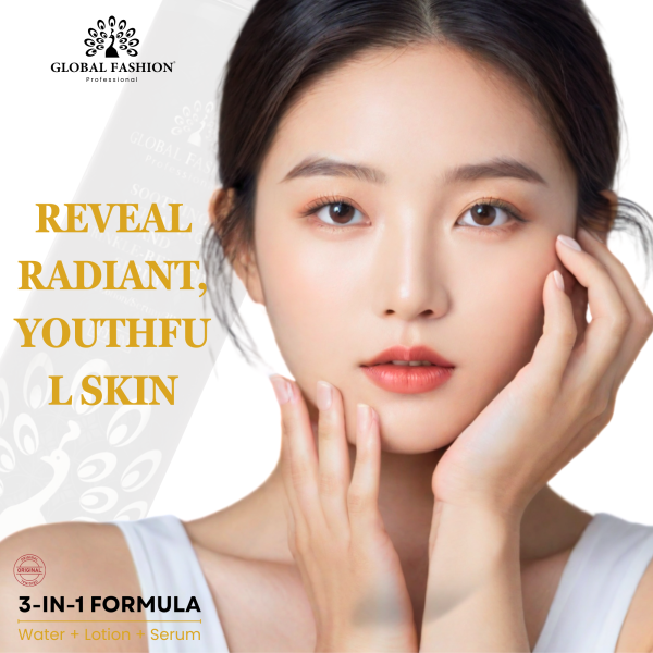 Korean Green Hyaluronic Collagen Anti-Aging Serum 400ml Korean Anti Aging Serum Bottle 400ml - Hydrating Collagen Hyaluronic Acid Skincare | سيروم للوجه