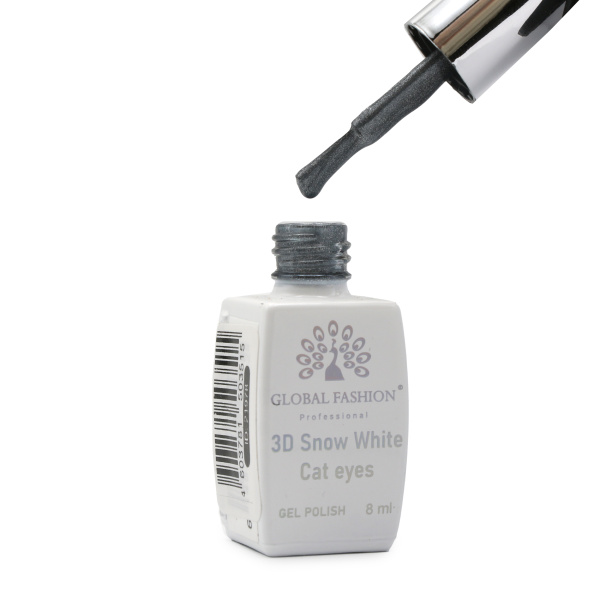 Global Fashion Cat Eye 3D Gel Polish Snow White Collection - 23 Magnetic Shades
