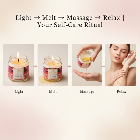 Global Fashion Massage Candle – 30 ml Aromatherapy Spa Candle in 21 Scents