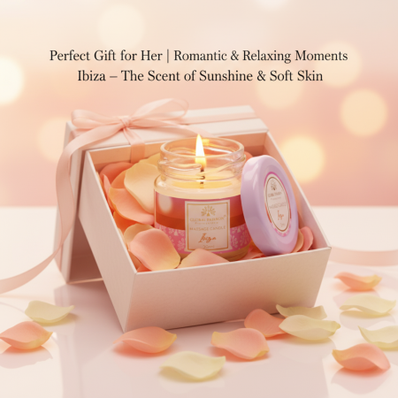 Global Fashion Massage Candle – 30 ml Aromatherapy Spa Candle in 21 Scents