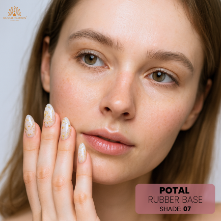 Close-up Rubber Base Potal 8ml 07 – Gold Foil Flakes
