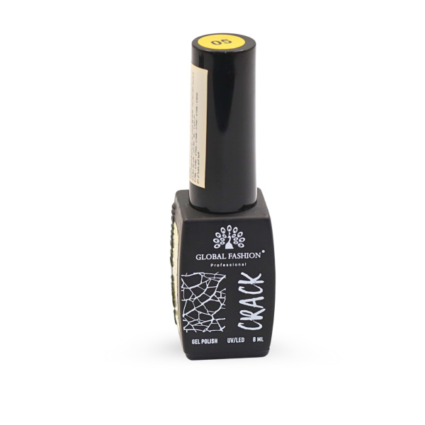 Gel polish "CRACK" – crackle/craquelure effect, 8 ml, No. 05 | طلاء جل "CRACK" بتأثير التشقق (كراكيلور) 8 مل رقم 05
