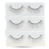 False eyelashes close up fluffy natural reusable strips رموش صناعية لقطة مقربة
