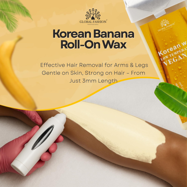 Roll-On Wax Cartridge 400ml – Hair Removal | Banana Roll On Wax Cartridge Hair Removal | شمع رول
Roll-On Wax Cartridge 400ml – Hair Removal | Banana Paraffin Wax Skin Treatment | شمع بارافين