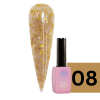 Rubber base Chrome Flake Global Fashion 8 ml, 08