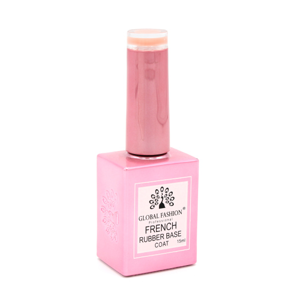 French Rubber Base 15ml – Global Fashion | Preview Nail Gel Polish Base
فرنش روبر بيس كوت 15 مل – جلوبال فاشن | عرض بيس جل بوليش للأظافر
