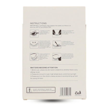 False eyelashes close up fluffy natural reusable strips رموش صناعية لقطة مقربة