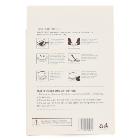 False eyelashes close up fluffy natural reusable strips رموش صناعية لقطة مقربة