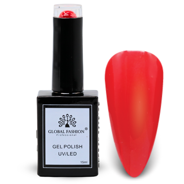 Red Rendezvous Nail Polish 15ml UV LED | 4-Opera Red 1p Red Gel Nail Polish Bottle 15ml - UV LED Soak Off Nail Color UAE GCC | طلاء أظافر جل أحمر