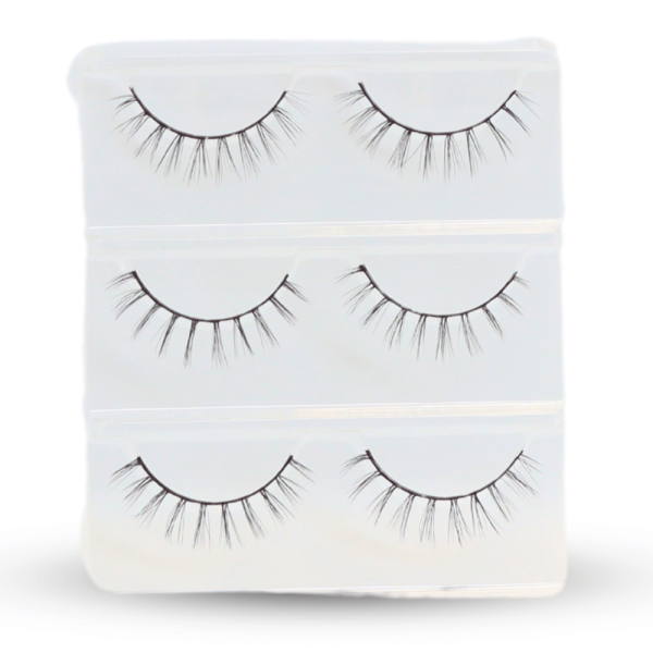 Global Fashion false eyelashes wispy mink cat eye fox eye رموش صناعية طبيعية