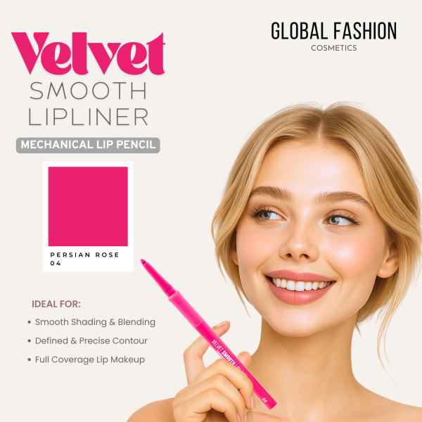 Velvet Smooth lipliner waterproof velvet matte precision contour محدد شفاه مطفي
