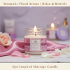 Global Fashion Massage Candle – 30 ml Aromatherapy Spa Candle in 21 Scents