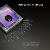 Nail Extension Tips 120pcs – Clear Dual Forms | Coffin Nail Tips Close View Extension Kit | اطراف اظافر
Nail Extension Tips 120pcs – Clear Dual Forms | Coffin Dual Nail Forms Detailed View | اظافر صناعية