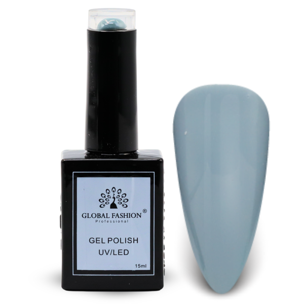 Lavender Lullaby Nail Polish 15ml UV LED | 77-Ashen Wind 1p Lavender Grey Gel Nail Polish Bottle 15ml - UV LED Soak Off Nail Color UAE GCC | طلاء أظافر جل