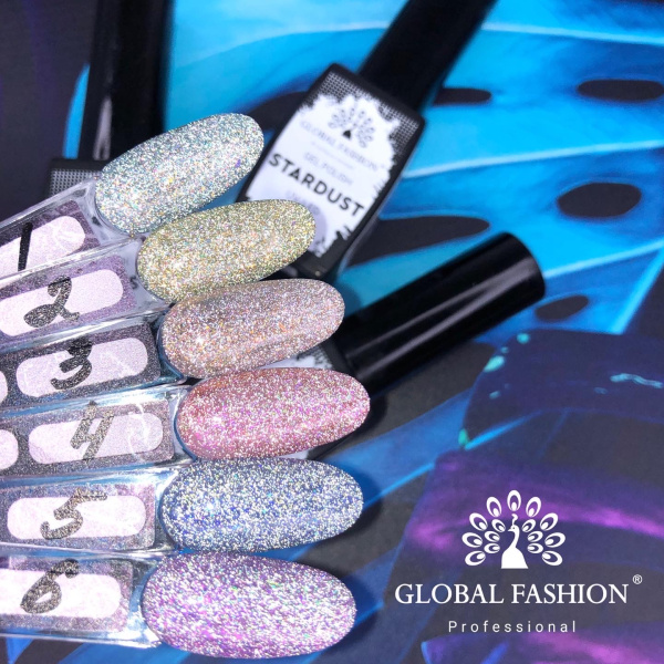 Stardust Glitter Gel Polish – 8 ml Shade 02 – Holographic Shine
