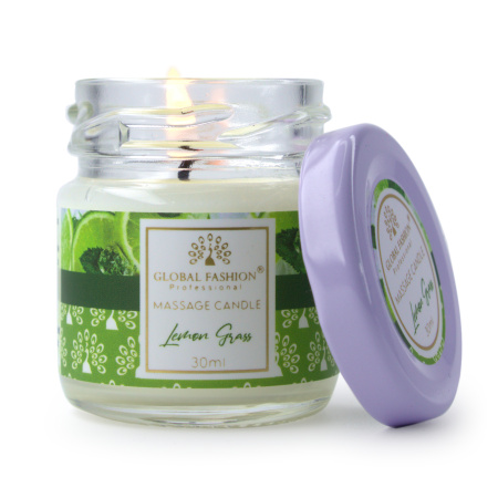 Global Fashion Massage Candle – 30 ml Aromatherapy Spa Candle in 21 Scents