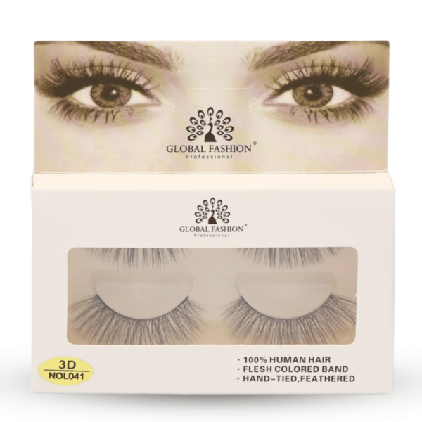 3D wispy false eyelashes reusable natural look 4pcs رموش صناعية 3D