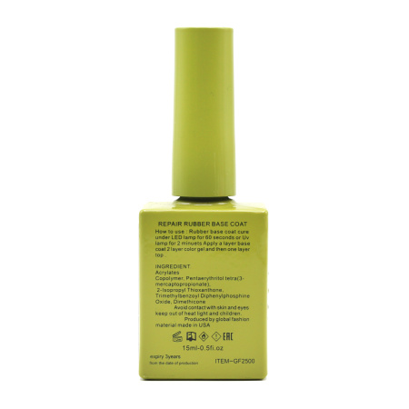 Global Fashion Repair Base Coat 15ml | Strengthening & Long-lasting Nail Base
جلوبال فاشن بيس كوت إصلاح 15 مل | قاعدة تقوية الأظافر طويلة الأمد
