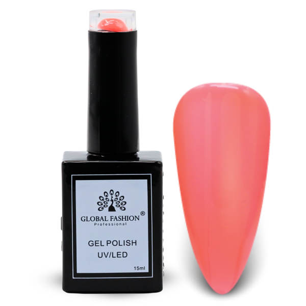 Peach Perfection Nail Polish 15ml UV LED | 22-Pink Glamour 1p