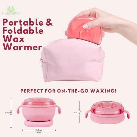 Electric Wax Warmer for Hair Removal Fast Heating | Green Wax Heater Close Up - Hair Removal Machine Detail UAE GCC | جهاز شمع صورة مقربة