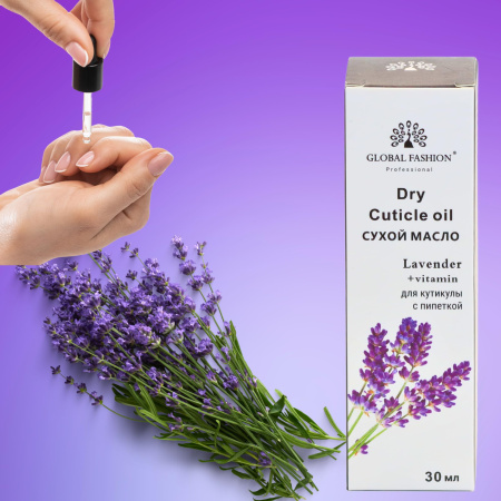 Global Fashion Cuticle Oil – Natural Blend of Olive, Coconut, Lavender, Rosemary & Jojoba Oils
