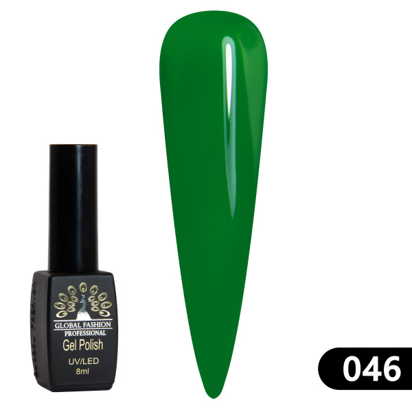 Gel polish BLACK ELITE 046, Global Fashion 8 ml