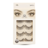 3D false eyelashes close up soft fluffy strip lashes رموش صناعية لقطة مقربة