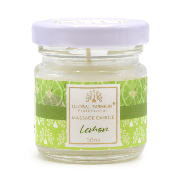Global Fashion Moisturizing Massage Candle | 30 ml, Lemon