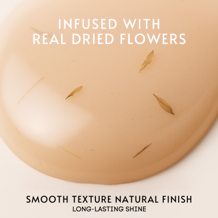 HEMA-Free Builder Flower Gel 8ml by Global Fashion – Real Dried Floral Petals, UV/LED Cure