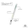 Colored gel eyeliner close up ultra fine tip no tug glide ايلاينر ملون لقطة مقربة