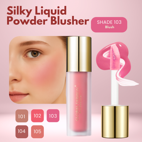 Global Fashion blusher preview natural glow finish احمر خدود
