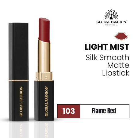 Global Fashion Long-Lasting Matte Lipstick (103, 3.5 g) matte lipstick shade 103 smooth finish long wear 3.5g