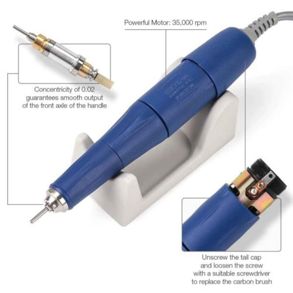 Drill 210 Nail Drill 35000 RPM 65W Electric | White  Cordless Nail Drill 35000 RPM LCD Electric Nail File UAE GCC | جهاز أظافر
