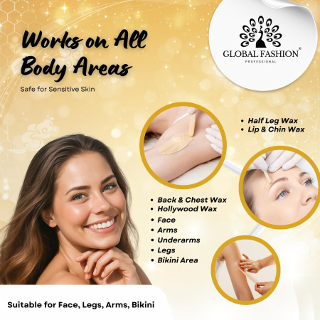 Roll-On Wax Cartridge 400ml – Hair Removal | Honey Wax Cartridge Close View Hair Removal | شمع رول
Roll-On Wax Cartridge 400ml – Hair Removal | Honey Paraffin Wax Detailed View Skin Care | شمع بارافين