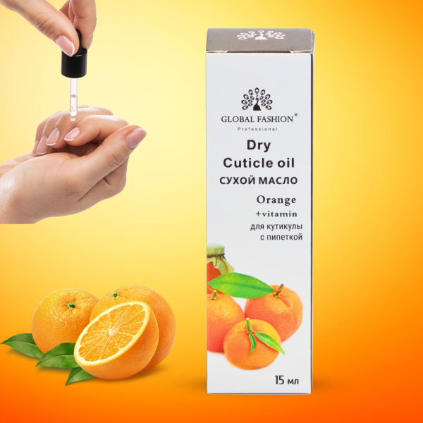 Global Fashion Professional Cuticle Oil – Natural Nail & Skin Care Blend